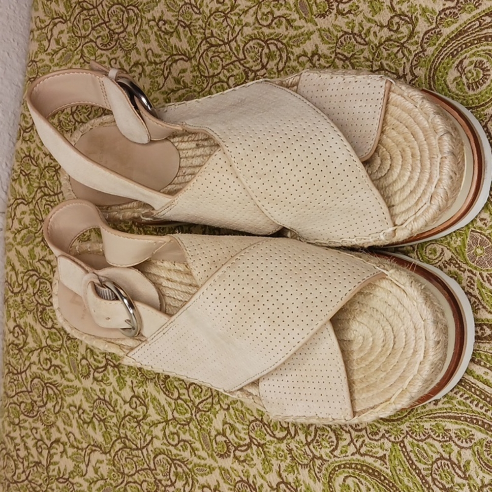 Marc Fisher Glenna Suede Platform  Sandals